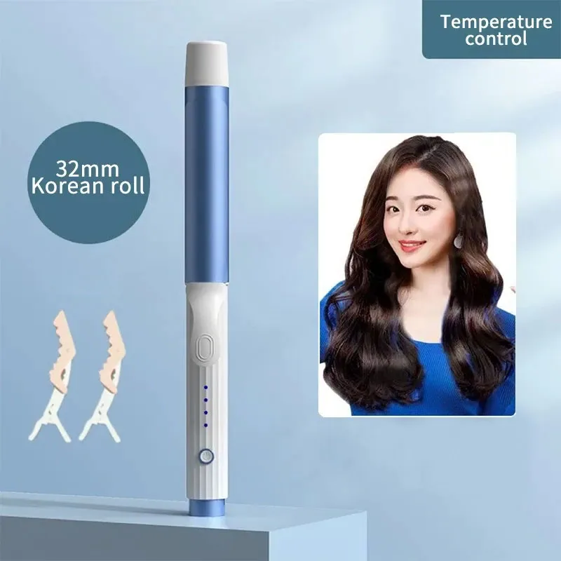 2026 Customizable Ceramic Magic Hair Curling Iron 360 Rotating Adjustable Heat Settings High Quality Automatic Salon Tools LED