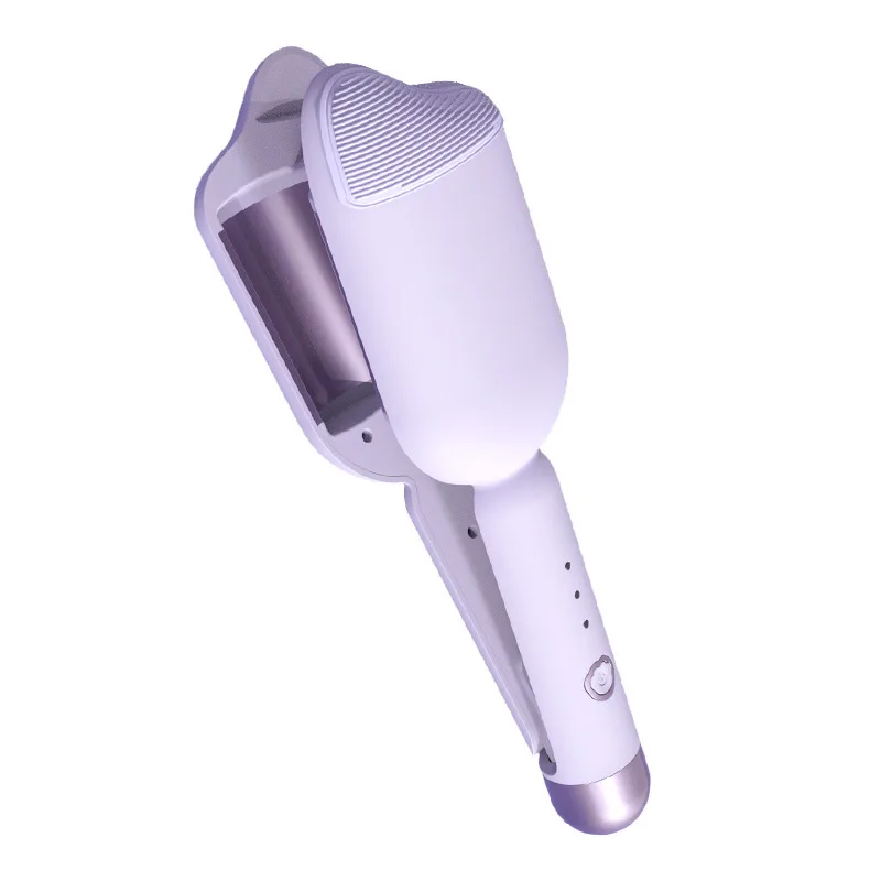 2025 Hot Selling Electric PTC LED Curling Wand 28mm Adjustable Heat Hair Curler for Household Use