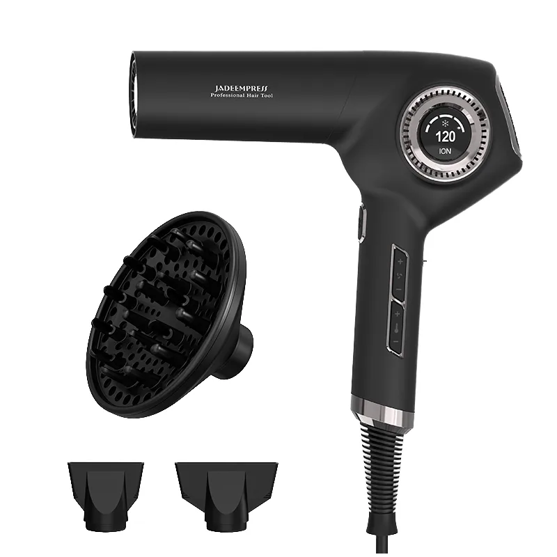 Professional Salon Hairdryer 1800W Ionic DC Motor Plastic Super Dryer Styler for Hotels & Household Use Newest Model