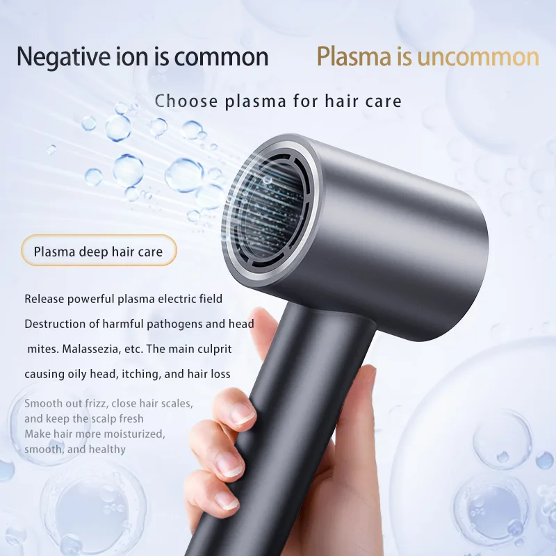 Newest 2026 Intelligent Ionic Professional Hair Dryer Custom Logo Powerful High Speed for Hotel & Outdoor Use