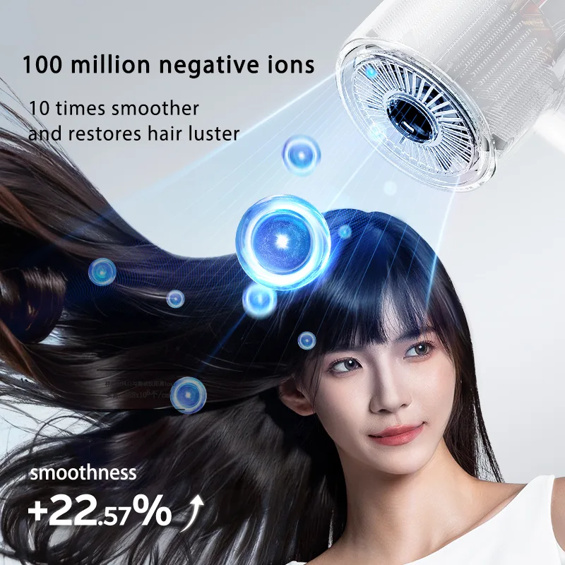Professional OEM Car Hair Dryer with Stylish Design Portable Ionic High-Speed DC Motor 1600W Universal Voltage Hotel Use