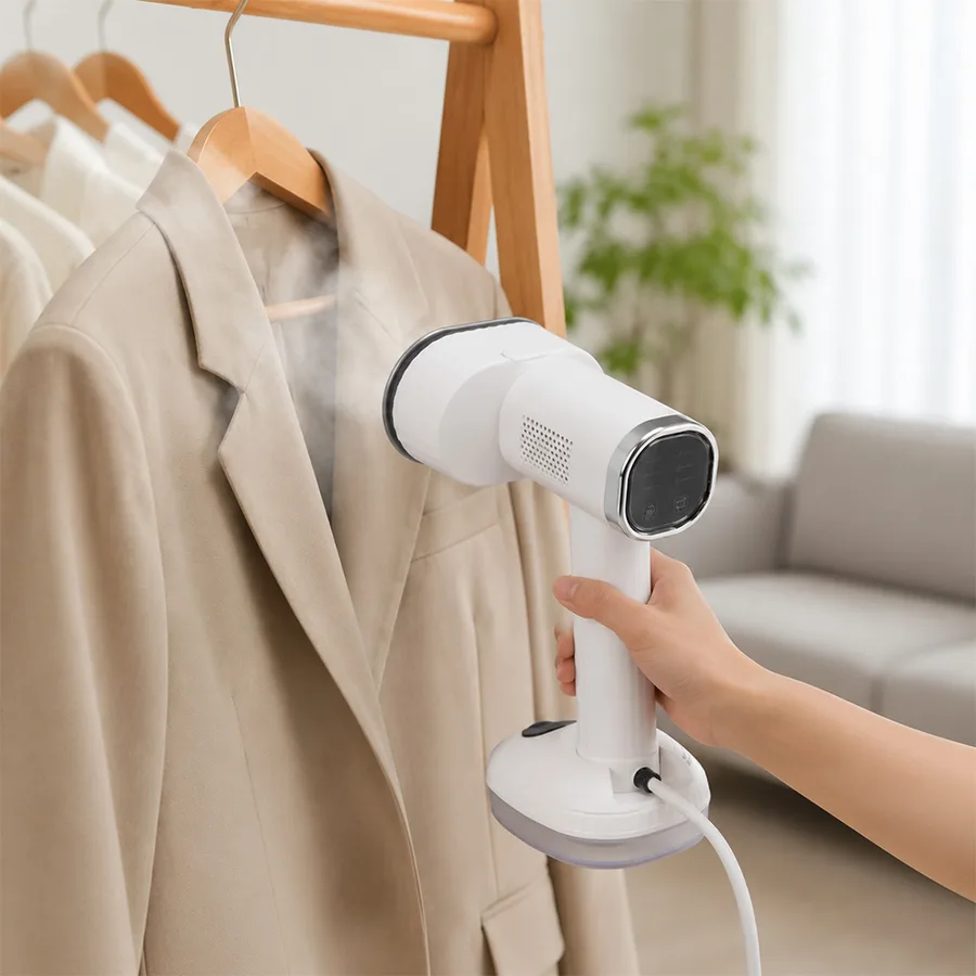 Quick Heat Handheld Garment Steamer Rotatable Head Fabric Wrinkle Remover for Home Appliance Supplier