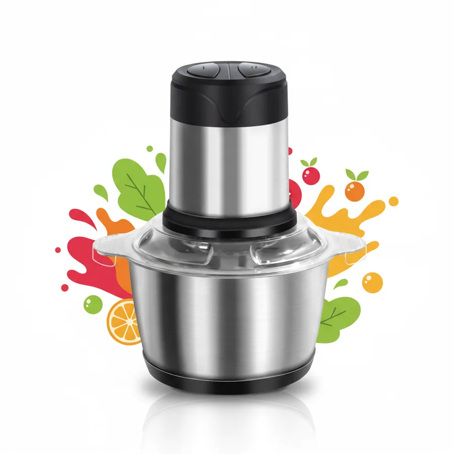 Meat Chopper Household Professional Small 2L 3L Automatic Stainless Steel Mincer Electric Meat Grinder Machine For Home Use