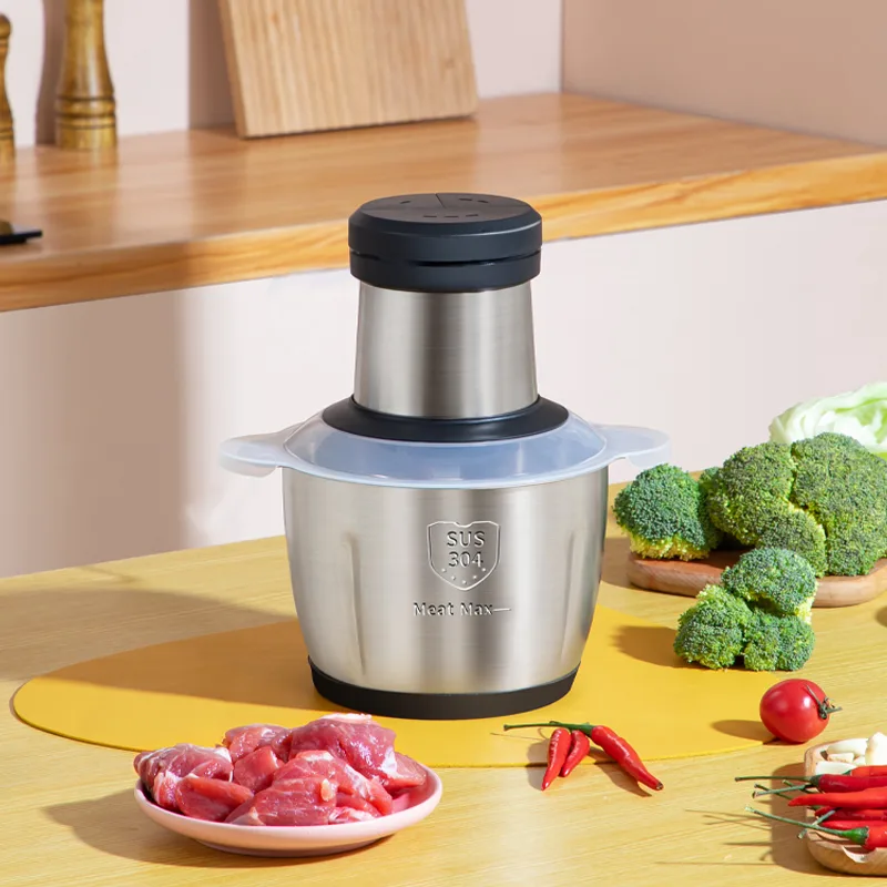 Meat Chopper Household Professional Small 2L 3L Automatic Stainless Steel Mincer Electric Meat Grinder Machine For Home Use