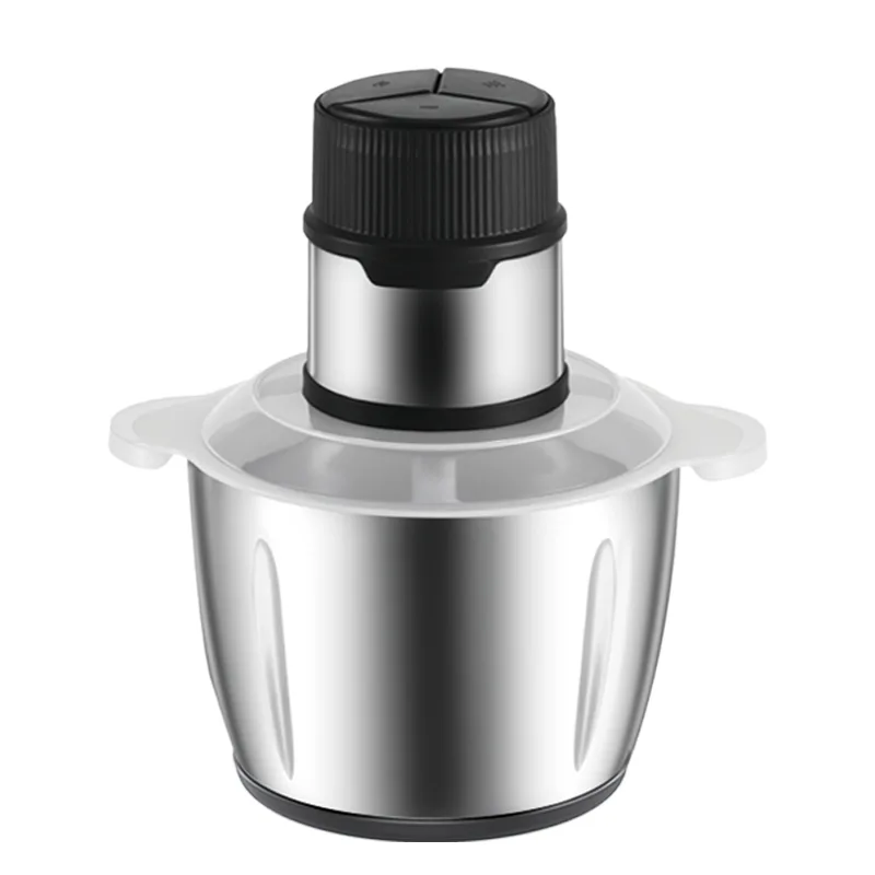 Electric Mincer Cutter Metals Food Cup Fruit Vegetable And Meat Chopper With Safety Cover