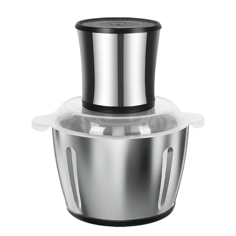 High Speed 3L Small Grinder Food Cutting Kitchen Garlic Stainless Steel Electric Meat Chopper For Home