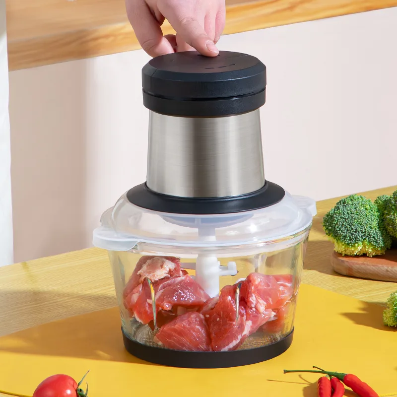 Vegetable Cutter Professional Stainless Steel Kitchen Mini Multifunction 2L 3L 5L Electric Food Processor Chopper Machine