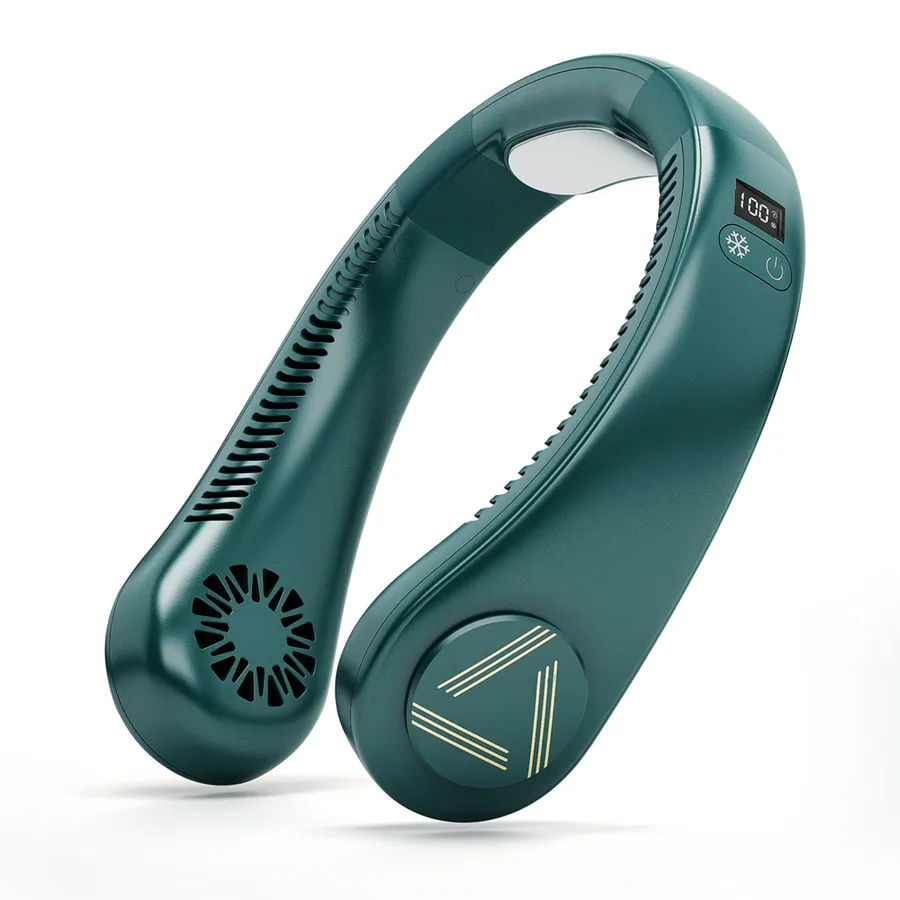 OEM Cooling Neck Fan Charge Battery Mini Electric Fans Mini Neck Fan Portable Bladeless Usb Rechargeable