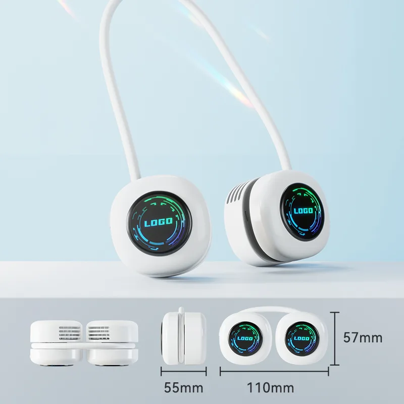 New Arrival Travel Air Cooling Hanging Handy Portable1800mAh Battery Easy Take Neck Fan for Indoor Outdoor
