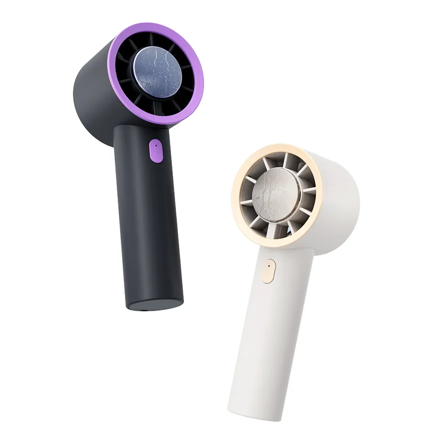 Wholesale Electric Portable 1800mAh USB Rechargeable 4-Speed Bladeless Handheld Fan Brushless Motor for Car Outdoor Hotel RV Use