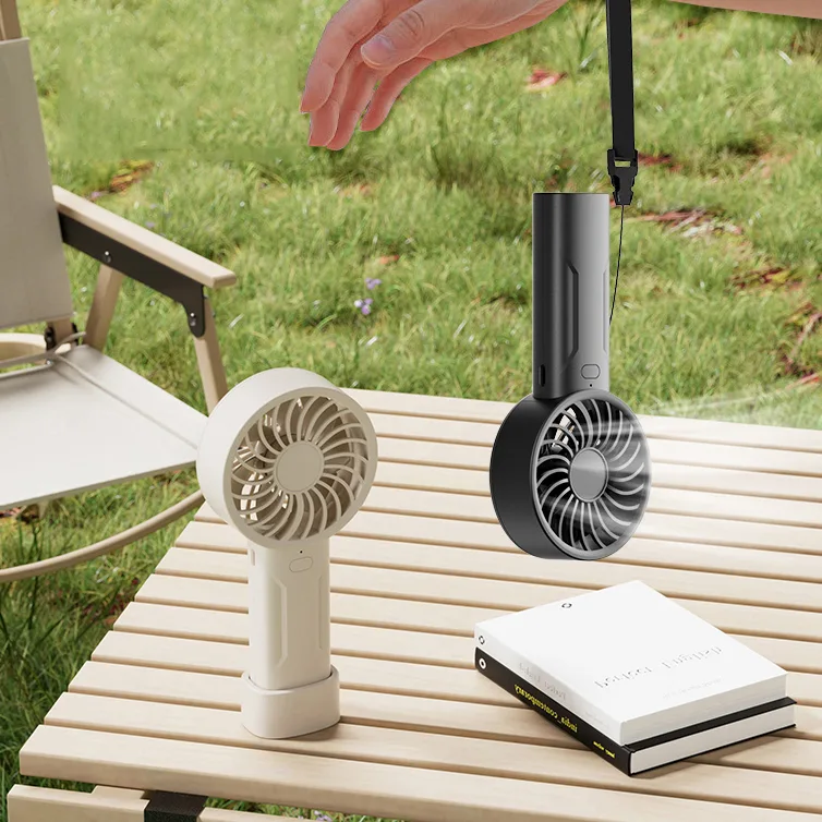 1200mAh Usb Portable Cooling Fan Rechargeable Mini Desktop Electr Hand Fan for Outdoor Travel 3 in 1 Mini Handheld Fan