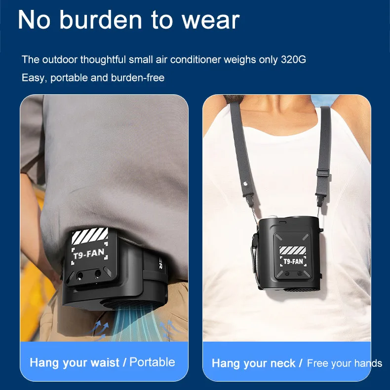 Ultra-Durable Mini Fan Waist Clip Hanging Design for Waistmounted Fanfan Clip Onclip on Fan