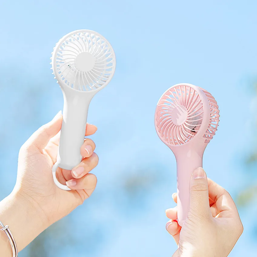 New Arrivals Portable Rechargeable Mini Handheld Fan for Eyelash Extensions Car & Outdoor Use Print Your Logo
