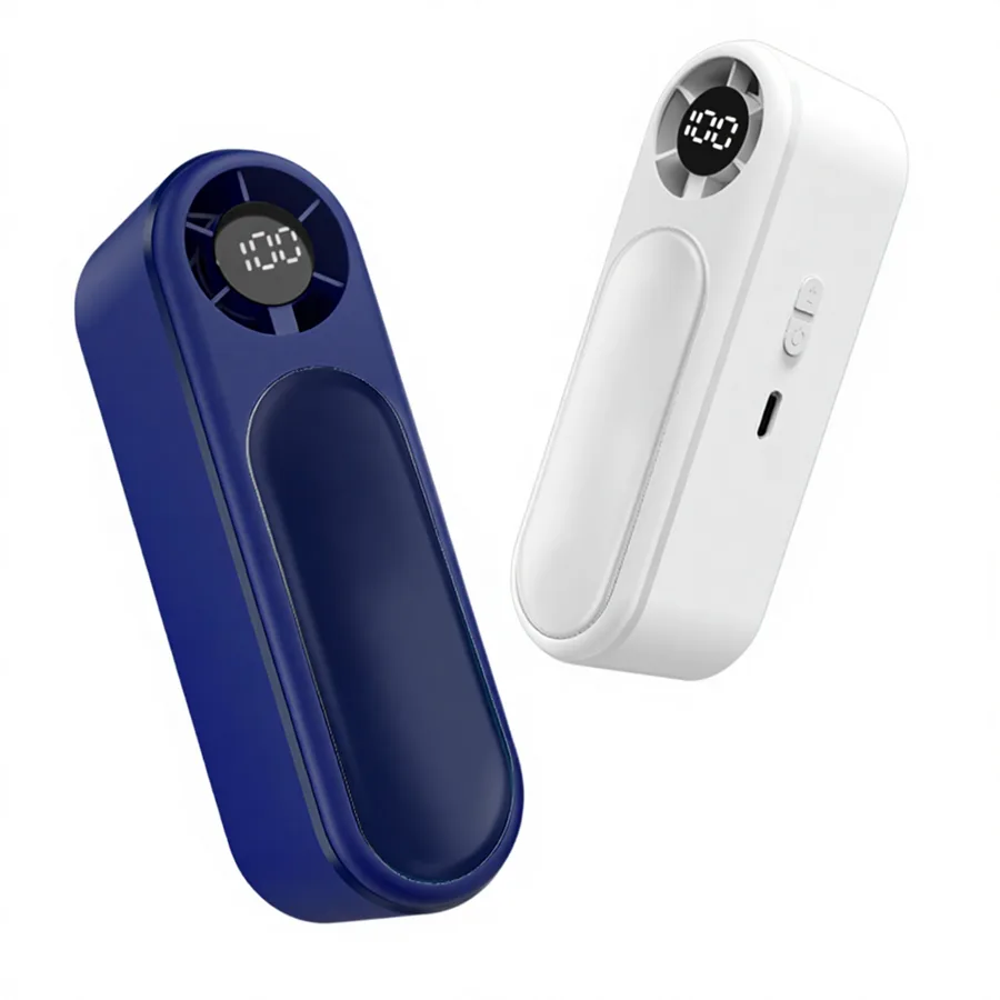 Hot Selling Mini Portable Bladeless USB Handheld Fan 2000mAh Rechargeable up to 100 Speed Levels for Outdoor Car & Hotel Use