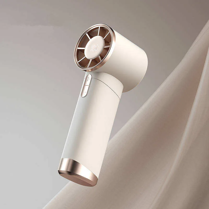 Portable Air Cooling Fan Handheld Mini Rechargeable Hand Eco-Friendly Outdoor Use USB Charging Ice Fan Lazy Fan