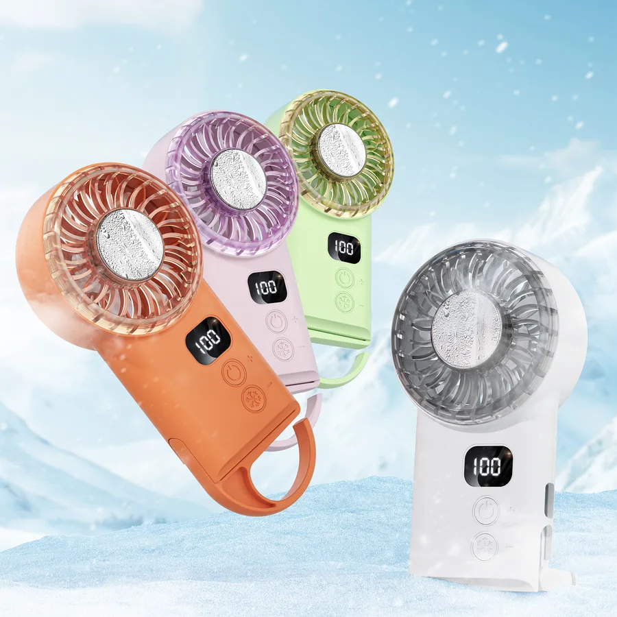 Handheld Mini Portable Cooling Fan USB Rechargeable for Outdoor Travel High Speed Fans & Cooling Gadget