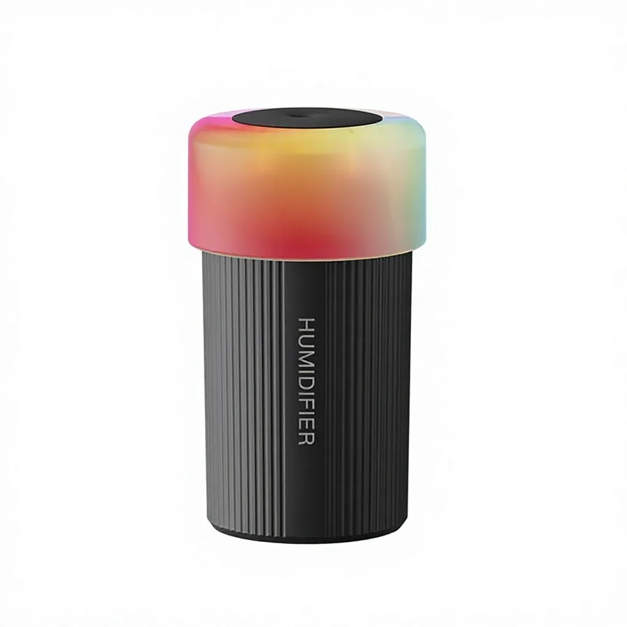 Desk Colorful Night Light Humidifier USB Powered Air Moisturizer for Bedroom Office