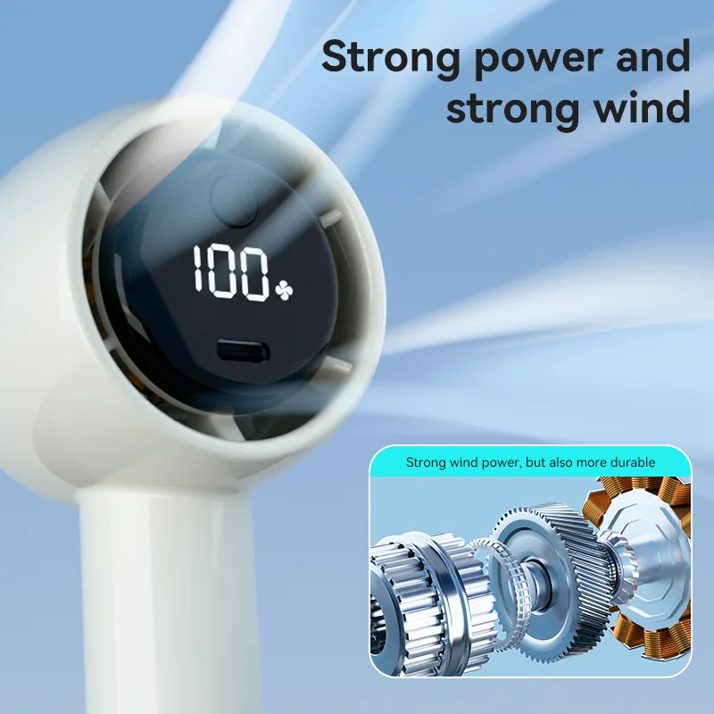 Hand Held Fan Bulk Rechargeable Personal Handy Handheld Mini Fan with High Speeds Long Battery Life Electric Fan Portable